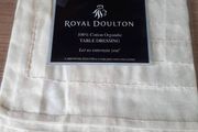 NWT Royal Doulton 100% Cotton Cream Runner
