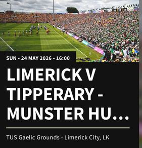 Sports tickets Hurling