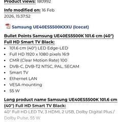 Samsung tv