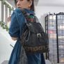 Fendi Vintage Nylon & Leather Back Pack Image 8