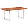 Dining Table with Live Edges Solid Acacia Wood 200 cm 6 cm Image 8
