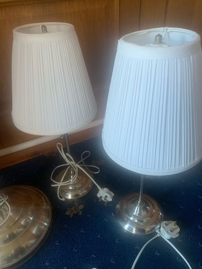 Floor Lamp and 2 table lamps