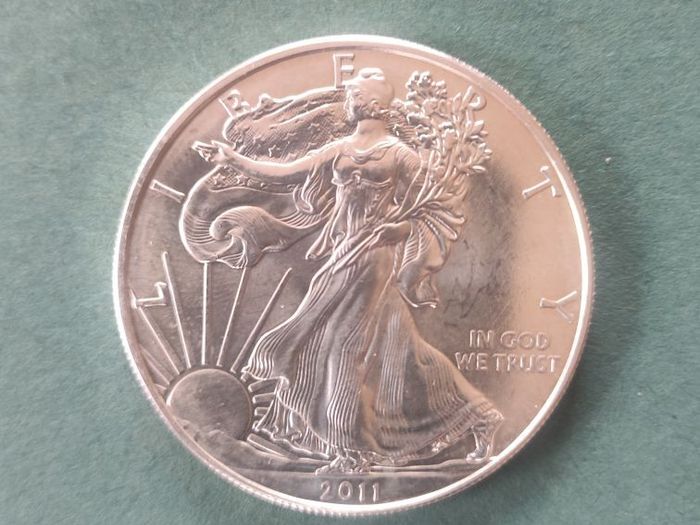 10x 1oz Silver American Eagle Coin