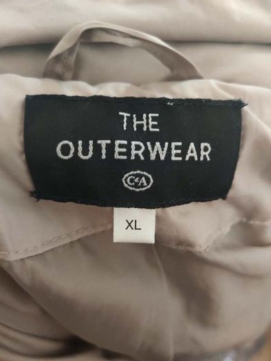 C&A beige padded coat jacket size UK20/22 EU48/50 Postage included