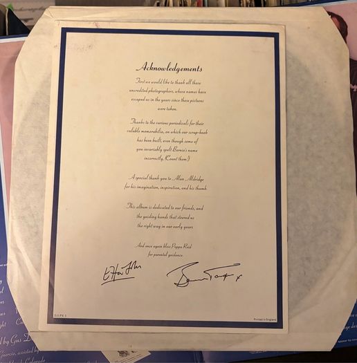 Elton John Captain Fantastic 1975 UK Vinyl LP with Original Lyric Booklet