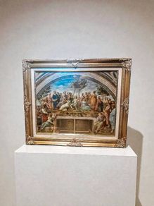 Stunning Antique picture after Rafael Parnassus