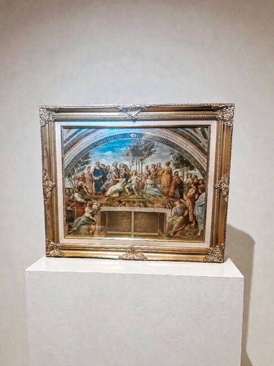 Stunning Antique picture after Rafael Parnassus