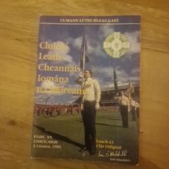 Historic 1989 All-Ireland Hurling Semi-Final Programme Antrim v Offaly