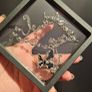 Rebel Studio Butterfly Black Diamante Necklace Image 2