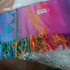 NEW,   Cashmere Multicolour  Scarf 10 euro