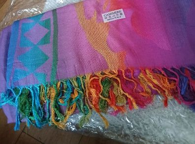 NEW,   Cashmere Multicolour  Scarf 10 euro
