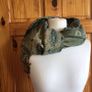 Large Green Pashmina Cashmere and Silk Shawl Scarf 70"x27"including postage Image 8