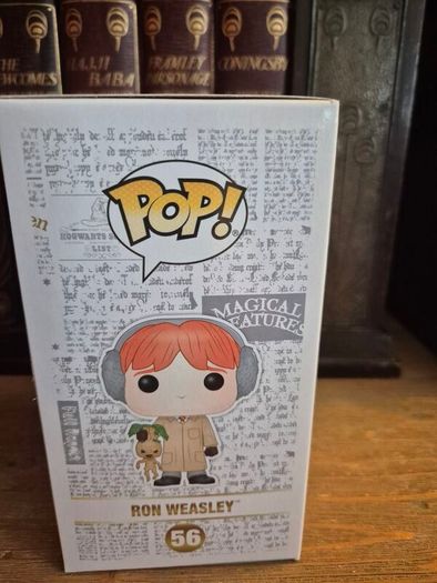 Funko Pop! Ron Weasley 56 , Herbology with Mandrake (Mint, Never Opened)