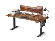 main image for ad Electric Height Adjustable Desk 180 x 80 cm XL Vintage Brown