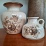 Duo of West Germany Mid-Century Vases Image 2