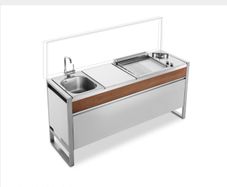 Stainless gas outdoor cooktop