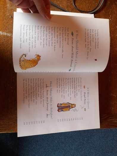 Large hardback book - Treasury of Nursery Rhymes and Poems