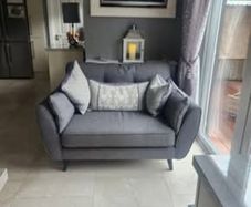 French Connection Zinc Cuddle Sofa