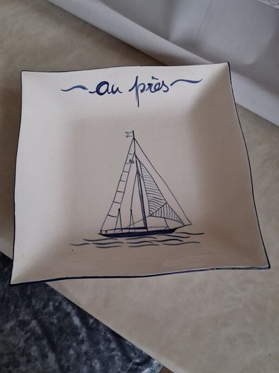 Hand painted plate