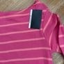 Brand New Ladies Pink Striped Top Size 10 Image 3