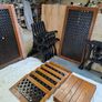 Cast iron table and chairs Image 3