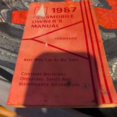 oldsmobile owners manual
