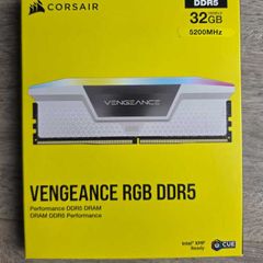Brand New Ram Corsair Vengeance White Rgb 32gb Ddr5 5200mhz C40 Xmp Expo