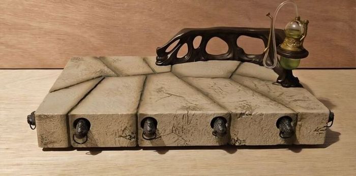 Star Wars Jabba The Hutt Throne 3.75 " Scale As New Out Of Pack