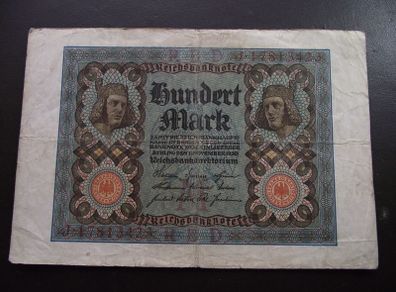 Germany. Reichsbanknote. 100 Mark (1.11.1920)