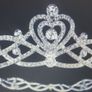 Bride's Designer Crystal Head Piece Vintage Image 2