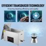 Ultrasonic Cleaner with Digital Timer & Heater, Professional Ultra Sonic Jewelry Cleaner Image 6