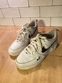 Nike air force 1 low '07 (triple white ,boys shoes)