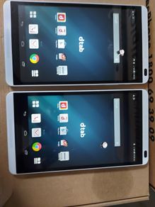 2 Dtabs 7 inch Tablets, Model D-01G, 1GB Ram, Quad Core 1.6GHz, Working Fine, Suitable for 2 Kids to play with