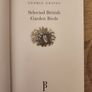 Graves Garden Birds. Selected British Garden  Birds. Beautiful Illustrated  Hardback In  Very Good Condition. Image 7