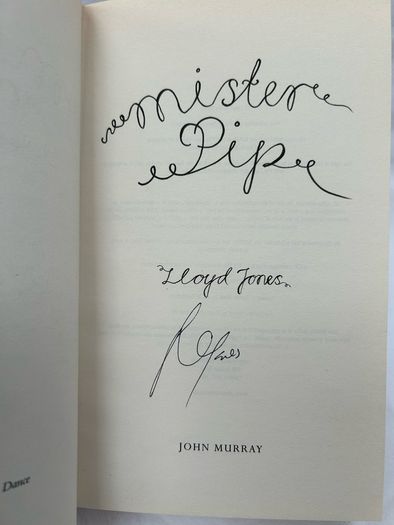 SIGNED Lloyd Jones Mister Pip UK Hardcover Booker Prize Shortlisted Novel VG