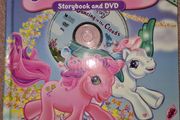 Vintage G3 My little pony book with dvd Dancing in the clouds