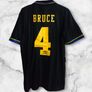 Man Utd ( Bruce 4 ) Retro Jersey , Large. Image 2
