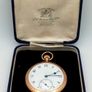 An Antique 9K Gold Double-Cased Pocket Watch. Image 5