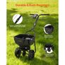 Push Lawn Spreader, 3m Spreading Width, Broadcast Spreader with 59kg Load Capacity & 10 in All-Terrain Tires, Walk-Behind Garden & Lawn Broadcast Spreaders for Seed Fertilizer Weed Control Image 6