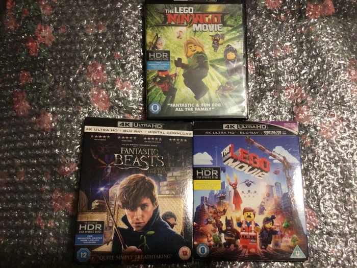 Fantastic Beasts/LegoMovie/Lego Ninjago 4K Bundle