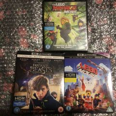 Fantastic Beasts/LegoMovie/Lego Ninjago 4K Bundle
