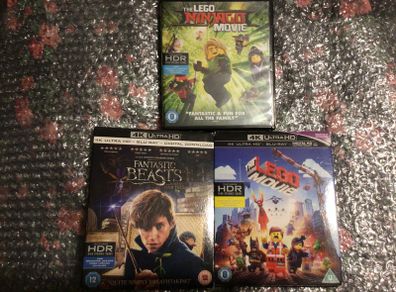 Fantastic Beasts/LegoMovie/Lego Ninjago 4K Bundle