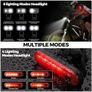 Rechargeable Bike Lights Set Front and Back, LED Ultra Bright 6 Light Modes Bicycle Lights, Super Long Standby Bicycle Lights & IP65 Waterproof Bike Light Set, Road Mountain Bike Lights Image 3