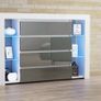 LED Sideboard With 4 Drawers Modern Sideboard With LED lights LED Cabinet Living Room High Gloss Sideboard Image 6
