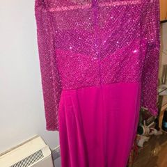 Elegant New pink dress size L/XL