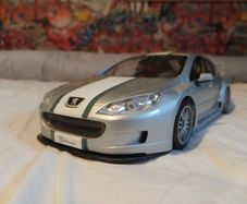 1:87 diecast model Peugeot 407 silhouette concept car