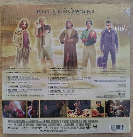 Various - The Big Lebowski (Original Motion Picture Soundtrack) Vinyl LP (2015) 180G Reissue EX+