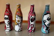 Limited edition unopened Patricia Field Diet Coke bottles