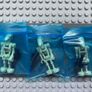 lego Star Wars sw0001c Battle Droid BUNDLE minifigures Tan, Angled Arm and Straight Arm Image 3