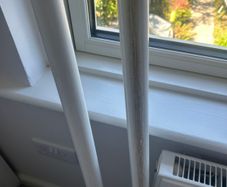 2 curtain poles